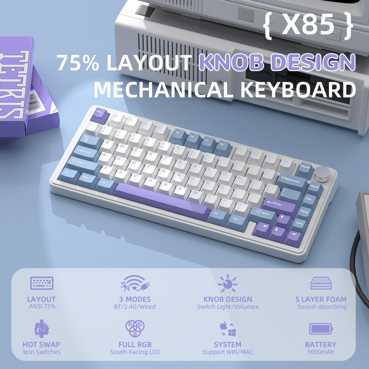 White Purple